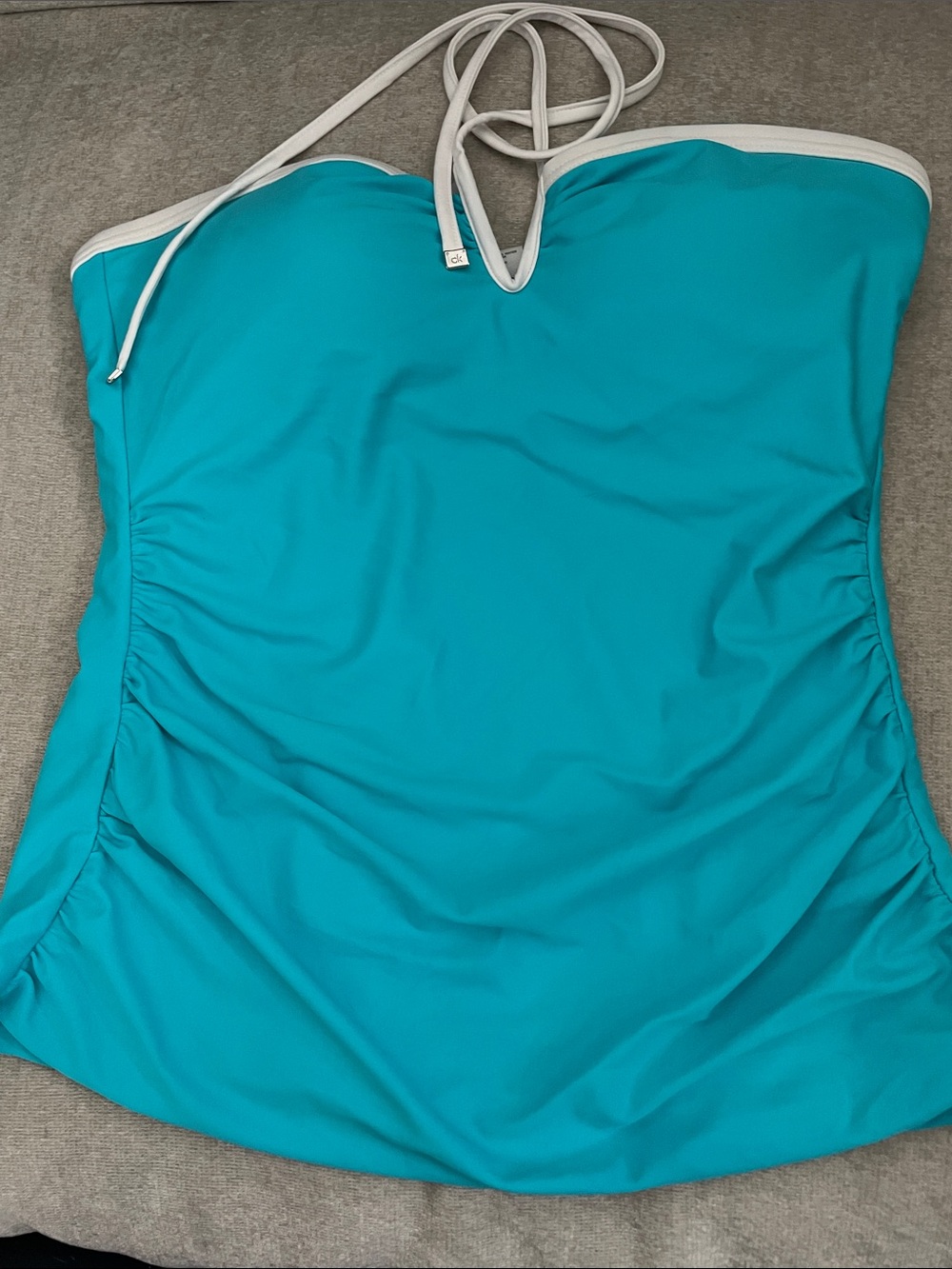 Calvin Klein Teal bathing suit top